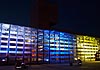Jubiläum, FFW Freising, Licht und Kunst, Ismaning, Citycolor, Fahrzeughalle, Projektion, Lichtkunst, Feuerwehr, 150 Jahre
