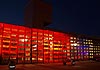 Jubiläum, FFW Freising, Licht und Kunst, Ismaning, Citycolor, Fahrzeughalle, Projektion, Lichtkunst, Feuerwehr, 150 Jahre